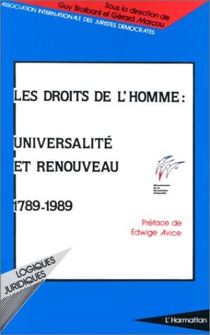 Cover for Les Droits de l'homme