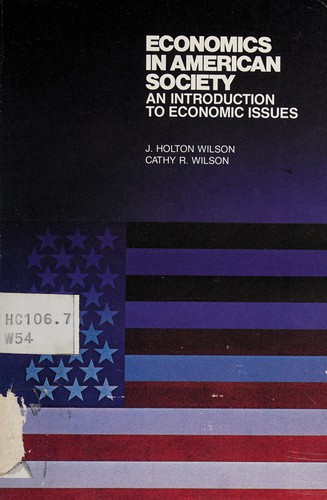 Cover for Economics in American society