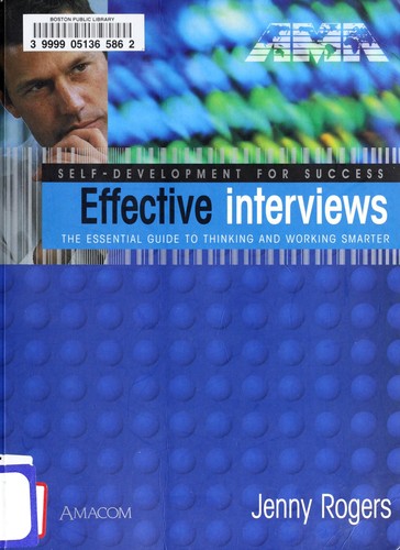 Cover for Effective interviews