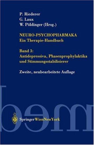 Cover for Neuro-Psychopharmaka. Ein Therapie-Handbuch: Band 3