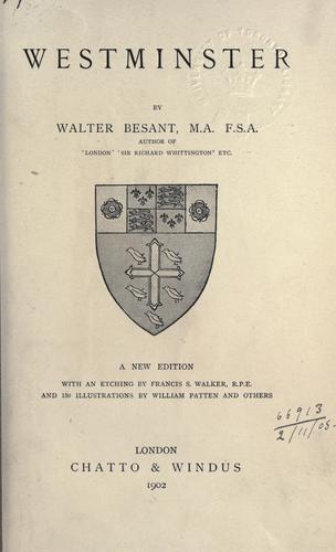 Cover for Westminster.