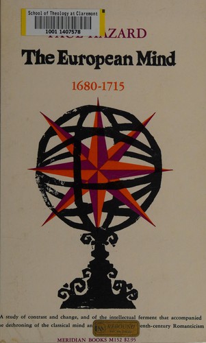 Cover for The European mind, 1680-1715