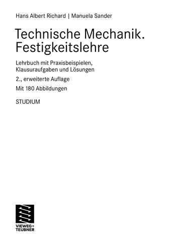 Cover for Technische Mechanik
