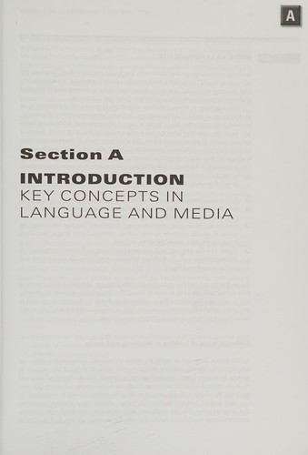 Cover for Language and media