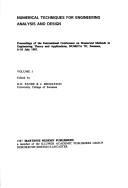 Cover for Numerical techniques for engineering analysis and design