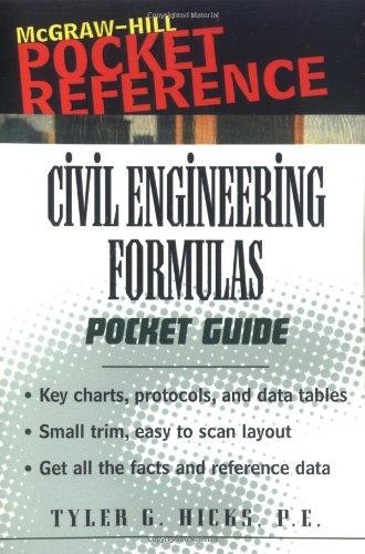 Cover for Civil engineering formulas: pocket guide