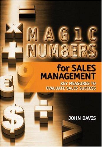 Cover for Magic Numbers for Sales Management