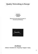 Cover for Quality networking in Europe