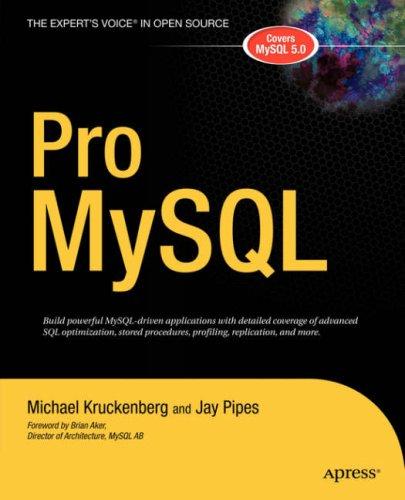 Cover for Pro MySQL (Expert's Voice in Open Source)