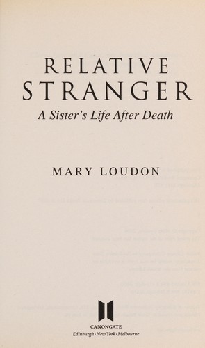 Cover for Relative stranger