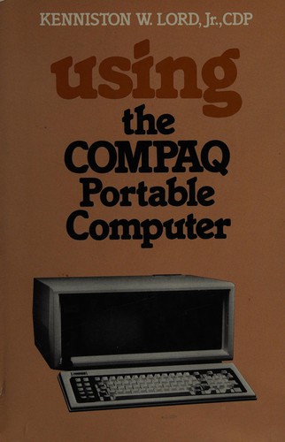 Cover for Using the COMPAQ portable computer