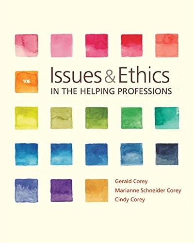 Cover for Issues and Ethics in the Helping Professions