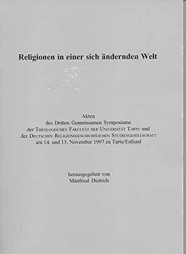 Cover for Religionen in einer sich ändernden Welt