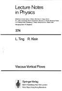 Cover for Viscous vortical flows