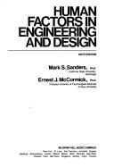 Cover for Human factors in engineering and design