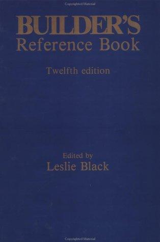 Cover for Builder's reference book
