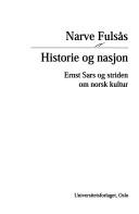 Cover for Historie og nasjon