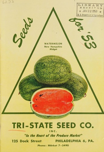 Cover for Seeds for '53