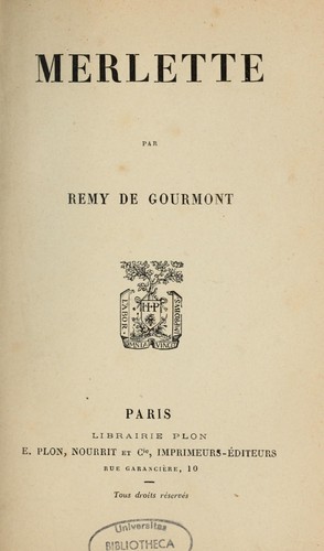 Cover for Merlette