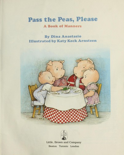 Cover for Pass the Peas, Please