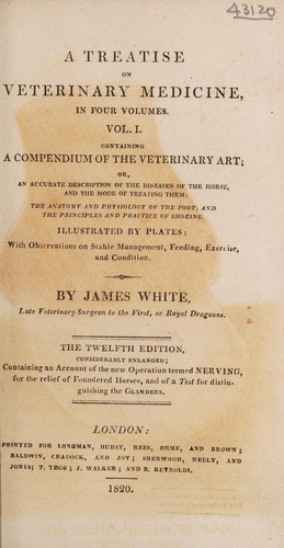 Cover for A treatise on veterinary medicine ...