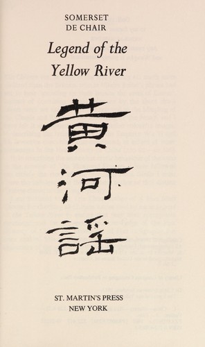 Cover for The legend of the Yellow River