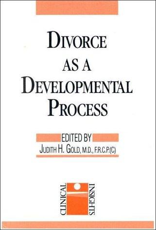 Cover for Divorce as a developmental process