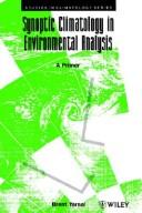 Cover for Synoptic Climatology in Environmental Analysis
