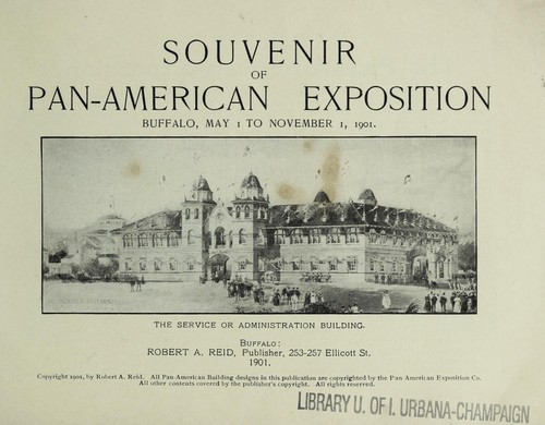 Cover for Souvenir of Pan-American exposition