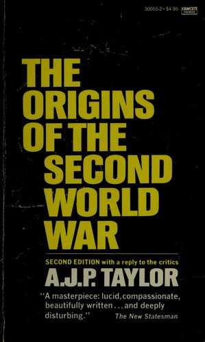 Cover for The Origins of the Second World War