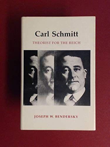 Cover for Carl Schmitt