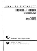 Cover for Literatura i historia