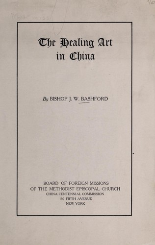 Cover for The healing art in China