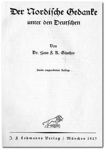 Cover for Der Nordische Gedanke unter den Deutschen