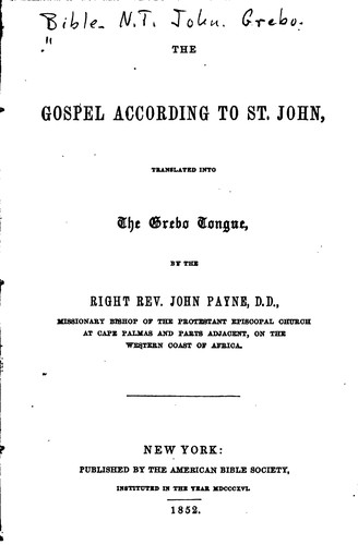 Cover for The Gospel according to St. John