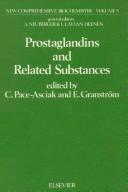 Cover for Prostaglandins and related substances