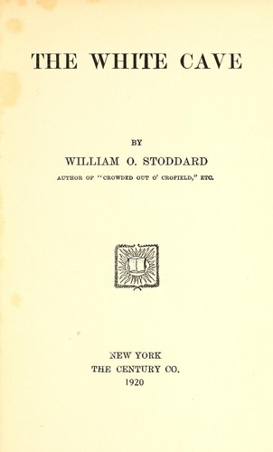 Cover for The white cave