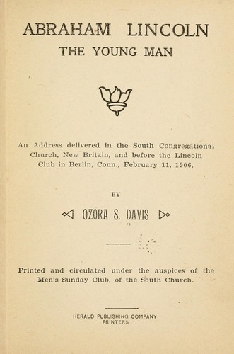 Cover for Abraham Lincoln