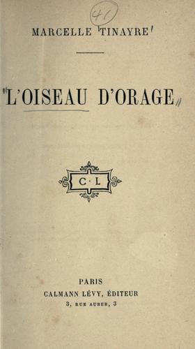 Cover for L' oiseau d'orage