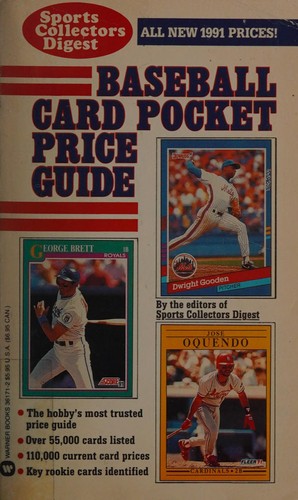 Cover for Baseball Card Pocket Price Guide 1991