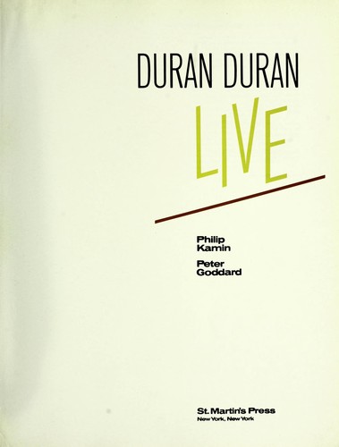 Cover for Duran Duran Live