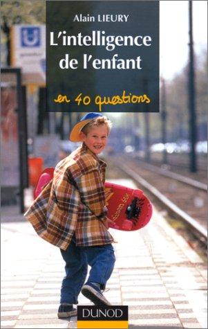 Cover for L'intelligence de l'enfant