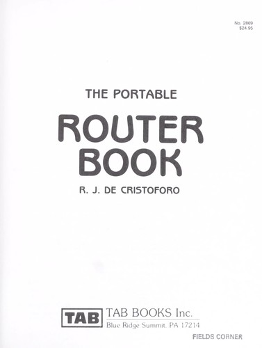 Cover for The portable router book