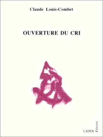 Cover for Ouverture du cri