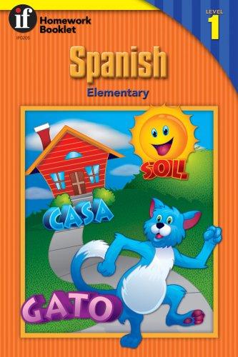 Cover for Spanish Homework Booklet, Elementary, Level 1 (Spanish)