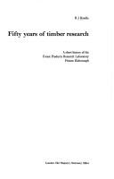 Cover for Fifty Years of Timber Research