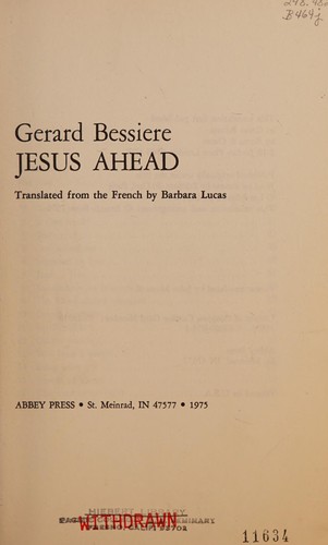 Cover for Jesus ahead