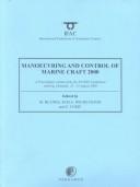 Cover for Manoeuvring and Control of Marine Craft 2000 (IFAC Proceedings Volumes)