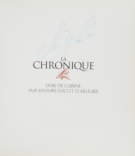 Cover for La Chronique