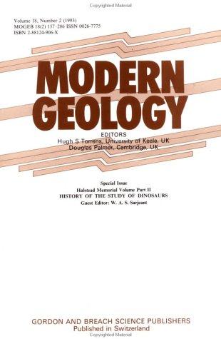 Cover for History of the Study of Dinosaurs